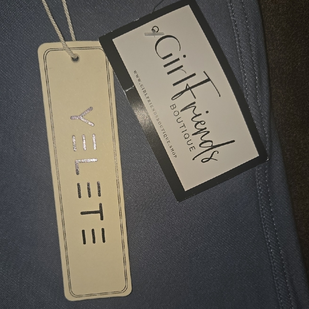 Yelete Blue Skinny Pants - Picture 3 of 6